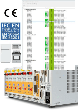 德国高美测仪EMC谐波闪烁测试系统